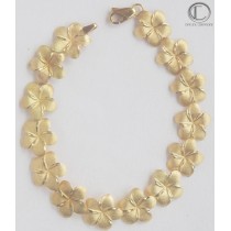 Bracelet Hibiscus.Or 750/1000 BRACELET   HIBISCUS Longueur : 19cm  ...