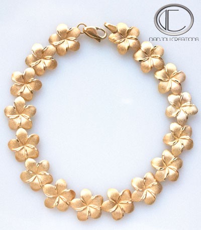 Bracelet Hibiscus.Or 750/1000