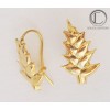 BOUCLES D OREILLES BALISIER.OR 750/1000