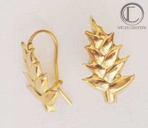 BOUCLES D OREILLES BALISIER.OR 750/1000