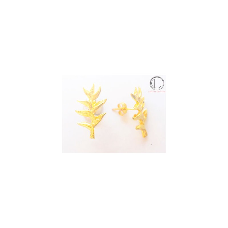BOUCLES D OREILLES BALISIER.OR 750/1000