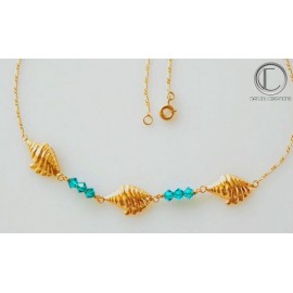 Collier 3 conques .OR 750/1000