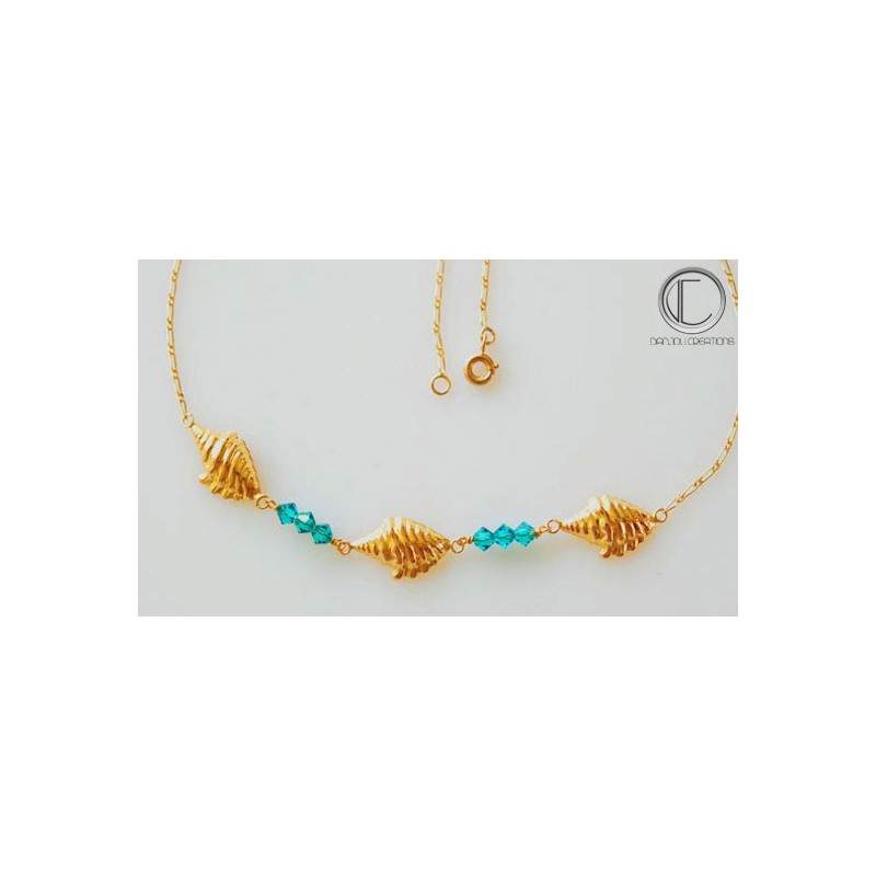 Collier 3 conques .OR 750/1000