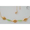 Collar 3 caracolas. ORO 750/1000