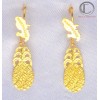 Boucles d'oreilles Ananas.Or 750/1000.