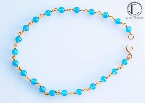 copy of Oro De dois 14k Gold Religious Coin Bracel
