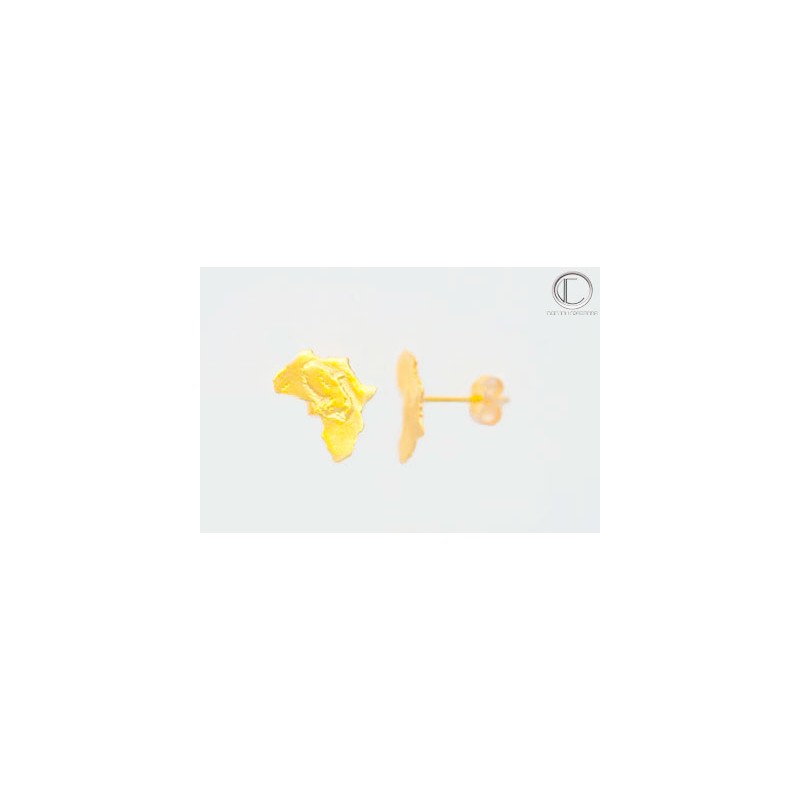 Boucles d'oreilles cartes AFRIQ/97.2 .Or 750/1000