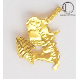 Pendentif carte martinique conque.Or 750/1000