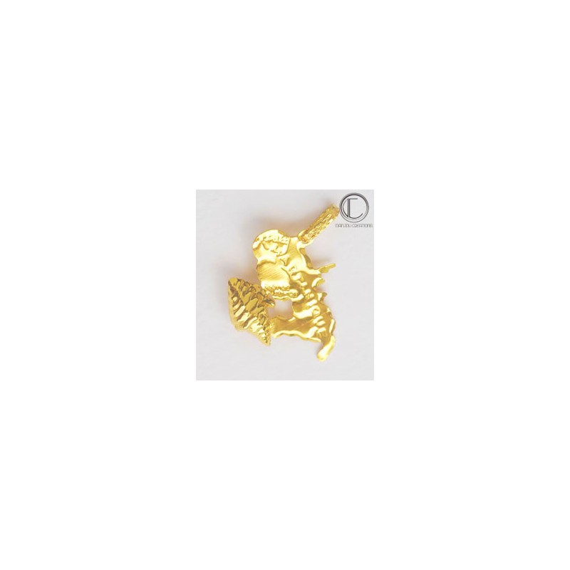 Pendentif carte martinique conque.Or 750/1000