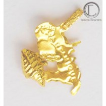 Pendentif carte martinique conque.Or 750/1000