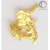 Colgante mapa Martinica Conque.Oro 750/1000