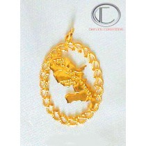 PENDENTIF MARTINIQUE.Or 750/1000.