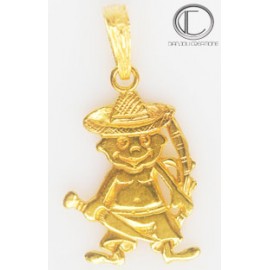 Pendentif Coupeur de Cannes.Or 750/1000