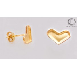 Boucles coeurs .Or 750/1000.
