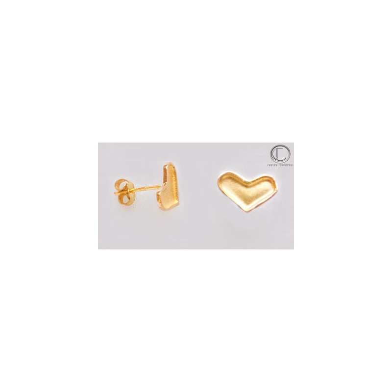 Boucles coeurs .Or 750/1000.