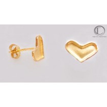 Boucles coeurs .Or 750/1000.