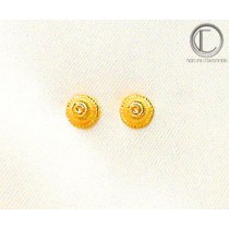 Boucles choux. or 750/1000