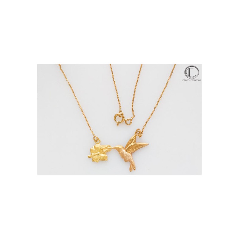 Reese Peace Bird Gold Necklace – ZENGORI