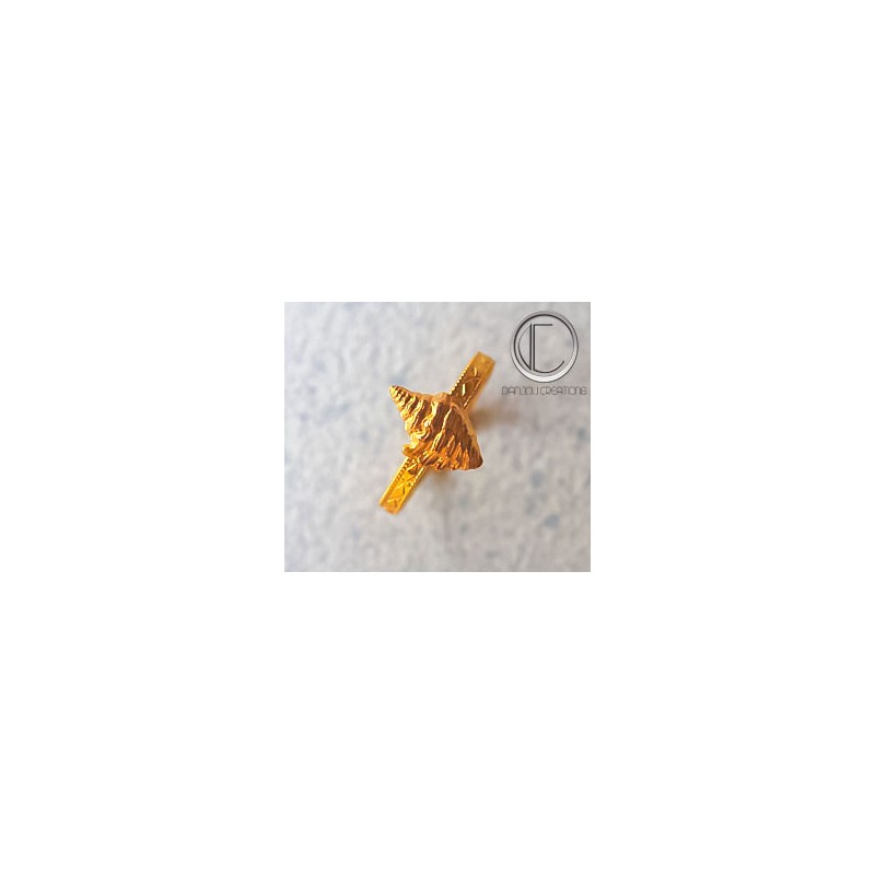 Bague conque.Or 750/1000