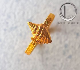 Anillo caracola.Oro 750/1000