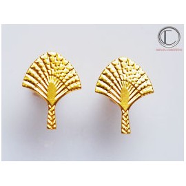 Boucles d'oreilles Arbre du voyageur.Or 750/1000