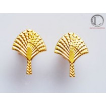 Boucles d'oreilles Arbre du voyageur.Or 750/1000