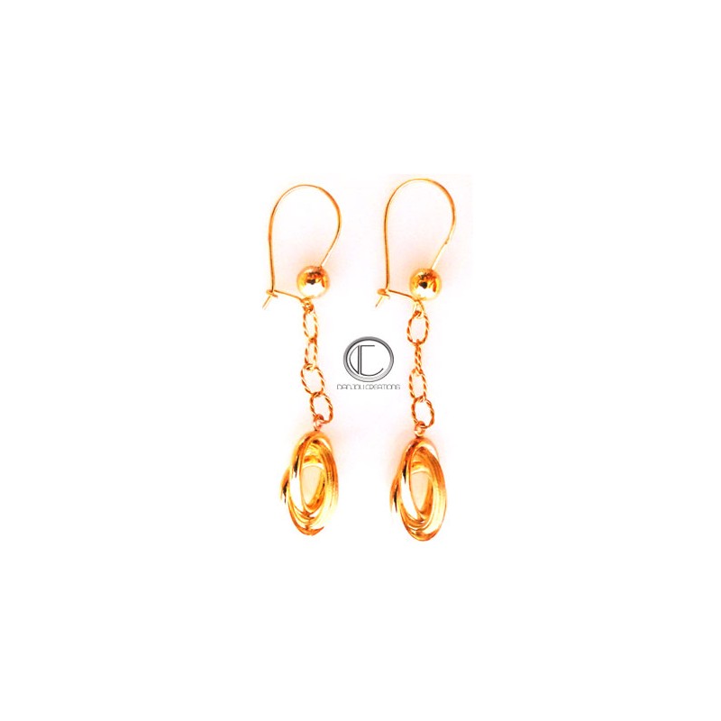 Boucles Forçats or 750/1000.