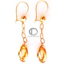 Boucles Forçats or 750/1000.