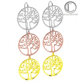 ARBRE DE VIE.OR 750/1000 BOUCLES PENDENTIF ARBRE DE VIE DANJOU.OR 7...
