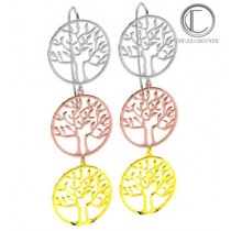 ARBRE DE VIE.OR 750/1000 BOUCLES PENDENTIF ARBRE DE VIE DANJOU.OR 7...