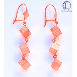 Boucles d oreilles cubes.Or 750/1000 Boucles d'oreilles 3 cubes de ...