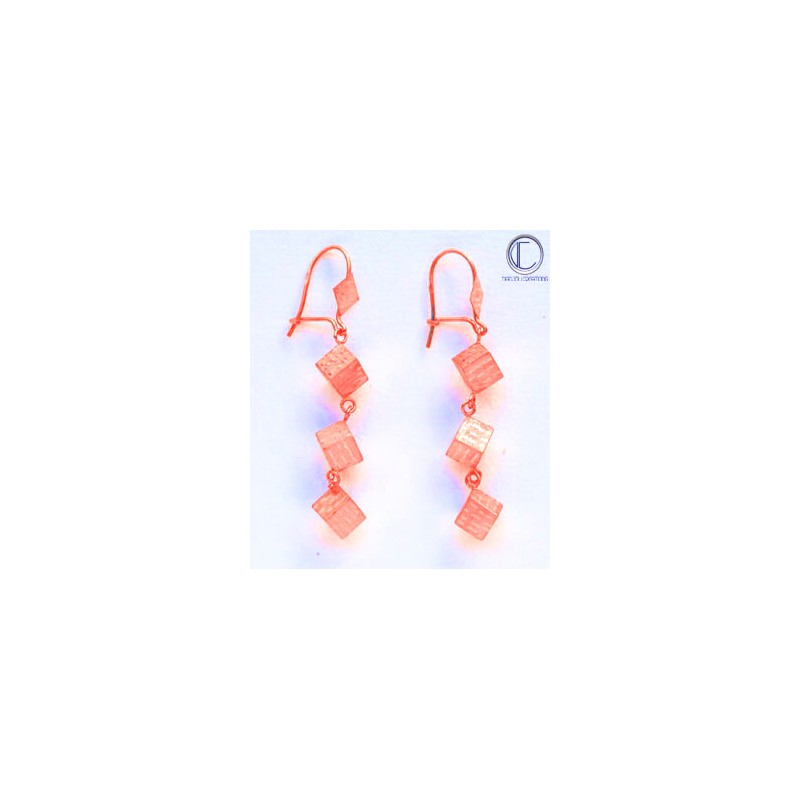 Boucles d oreilles cubes.Or 750/1000 Boucles d'oreilles 3 cubes de ...