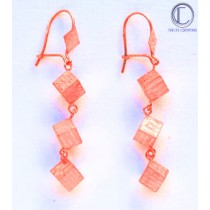 Boucles d oreilles cubes.Or 750/1000 Boucles d'oreilles 3 cubes de ...