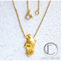 Collier Tetes Antillaises .OR 750/000.