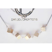 Collier Cubes .Or 750/1000