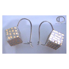 Boucles cubes.or 750/1000