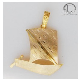 Pendentif yole.Or 750/1000