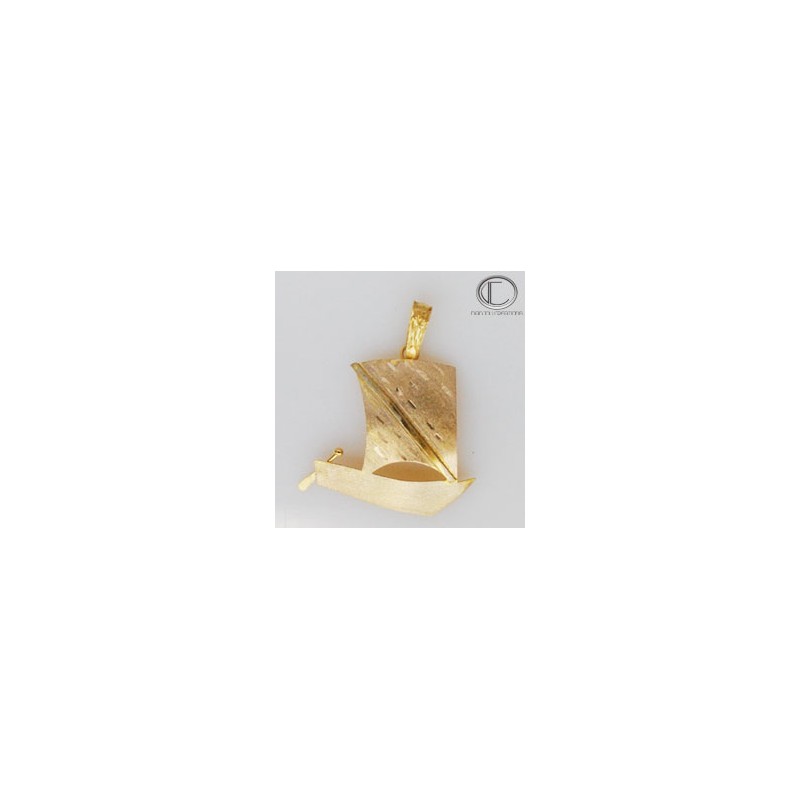 Pendentif yole.Or 750/1000