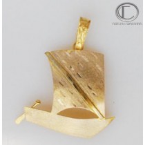 Pendentif yole.Or 750/1000