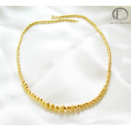 COLLIER GRAINS d' OR. OR750/1000