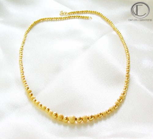 COLLIER GRAINS d' OR. OR750/1000