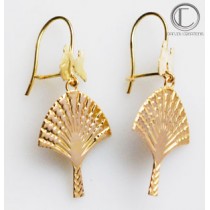 Boucles d'oreilles Arbre du voyageur.Or 750/1000