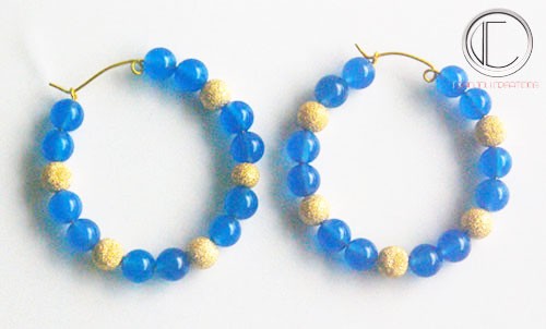 Boucles d'oreilles creoles.Or 750/1000