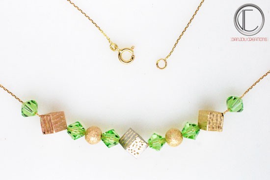 copy of COLLIER EXOTIQUE BOULES CUBES