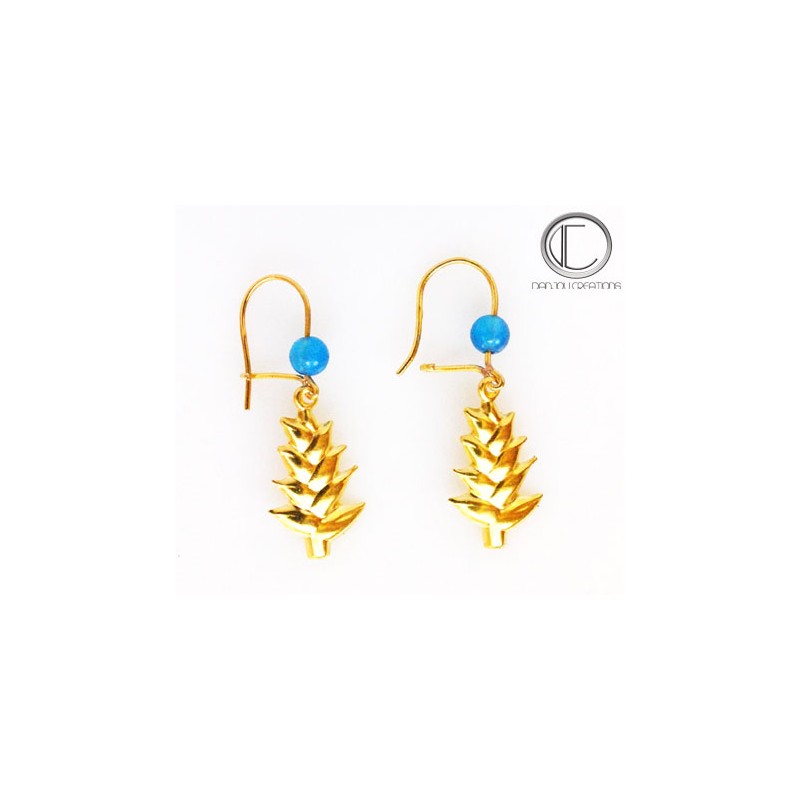 BOUCLES D OREILLES BALISIER.OR 750/1000