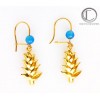BOUCLES D OREILLES BALISIER.OR 750/1000