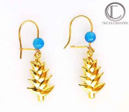 BOUCLES D OREILLES BALISIER.OR 750/1000