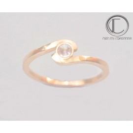 BAGUE TOI ET MOI. OR 750/1000."Creation Danjou"