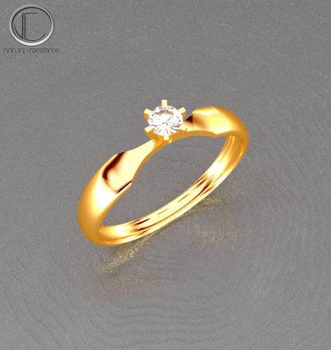 copy of Conch Ring. Gold 750/1000