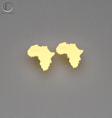 boucles d'oreilles cartes .Or 750/1000